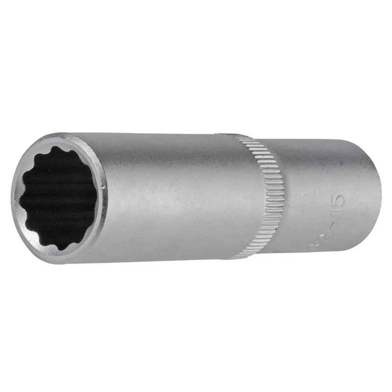 SW-Stahl Steckschlüsseleinsatz 1/2" Zwölfkant 15 mm tief