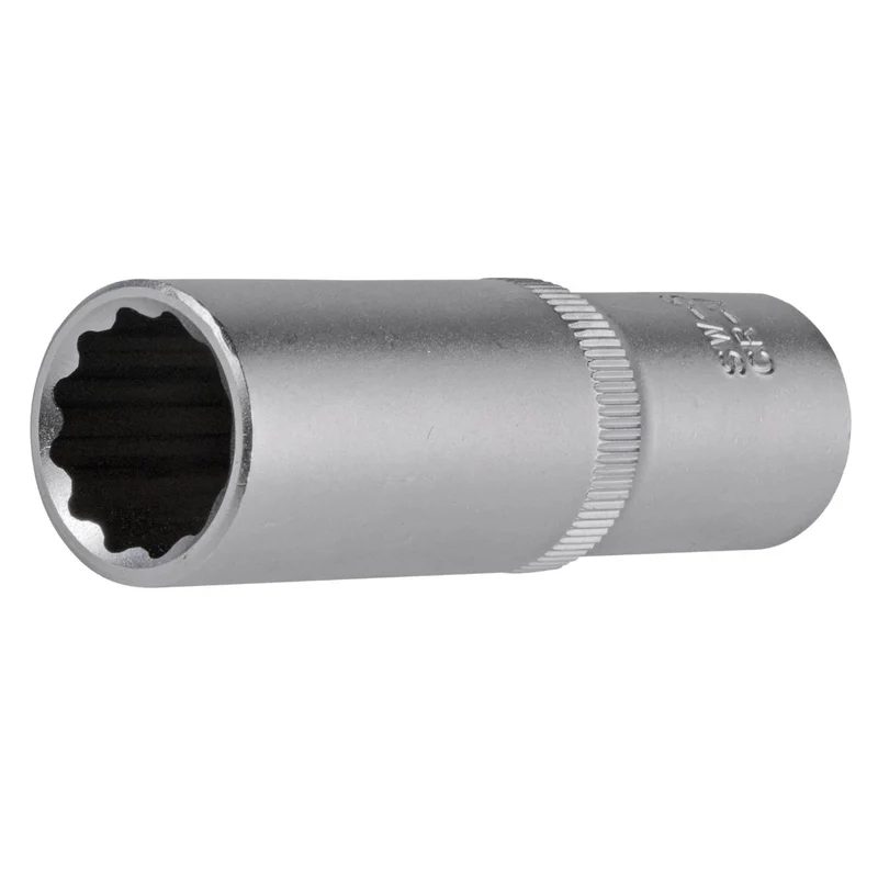 SW-Stahl Steckschlüsseleinsatz 1/2" Zwölfkant 17 mm tief
