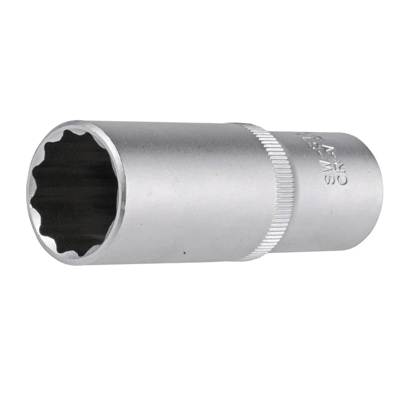 SW-Stahl Steckschlüsseleinsatz 1/2" Zwölfkant 21 mm tief