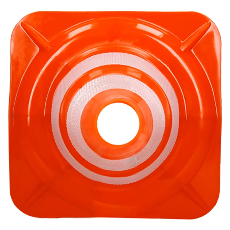7er Set Verkehrskegel Pylone Warnkegel Verkehrshütchen 47 cm Orange/Weiß