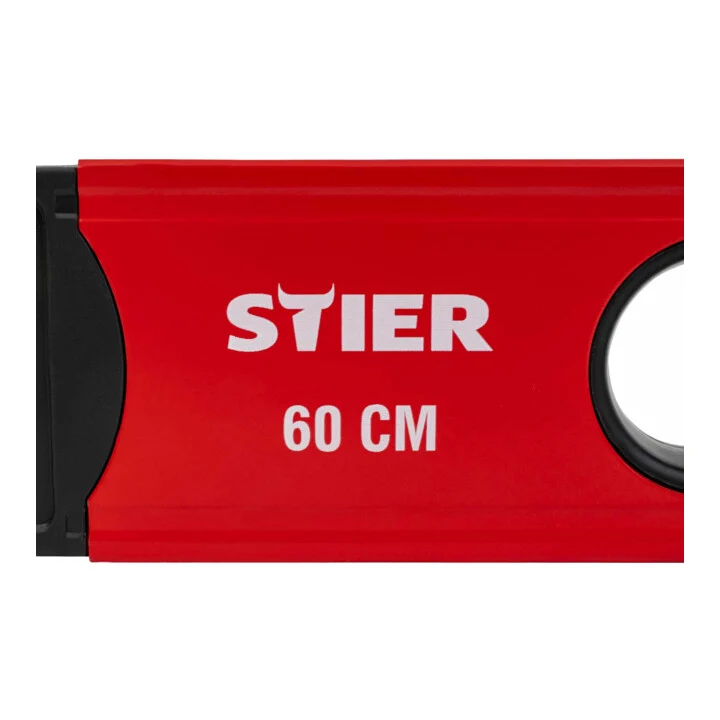 STIER Digitale Wasserwaage SDW-600 LCD-Display ±0,2° HOLD-Funktion 60 cm