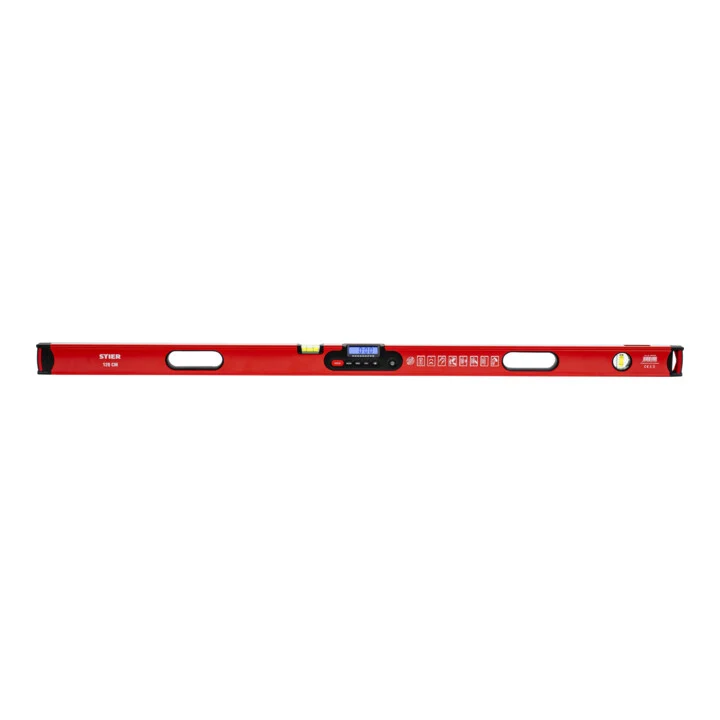 STIER Digitale Wasserwaage SDW-1200 LCD-Display ±0,2° HOLD-Funktion 120 cm