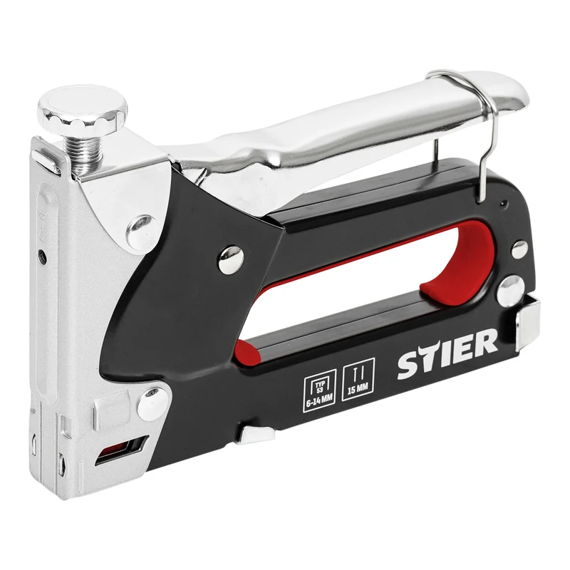 STIER Kombi-Handtacker KHT-100 3 in 1 + 300 Klammern Typ 53
