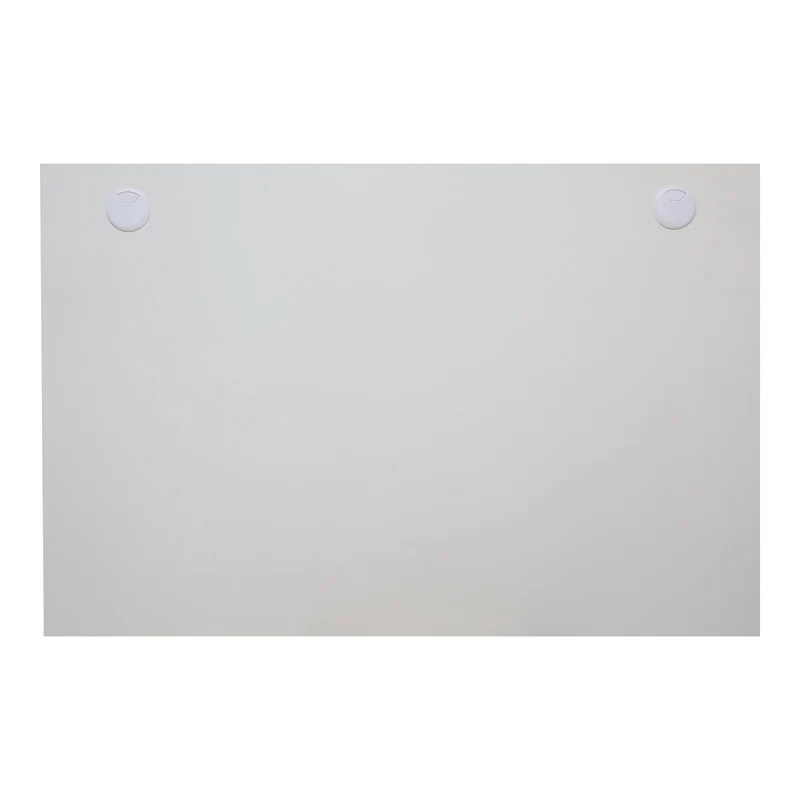 STIER Schreibtischplatte 160x80cm weiß beschichtet 25mm Dicke Kabeldurchlässe