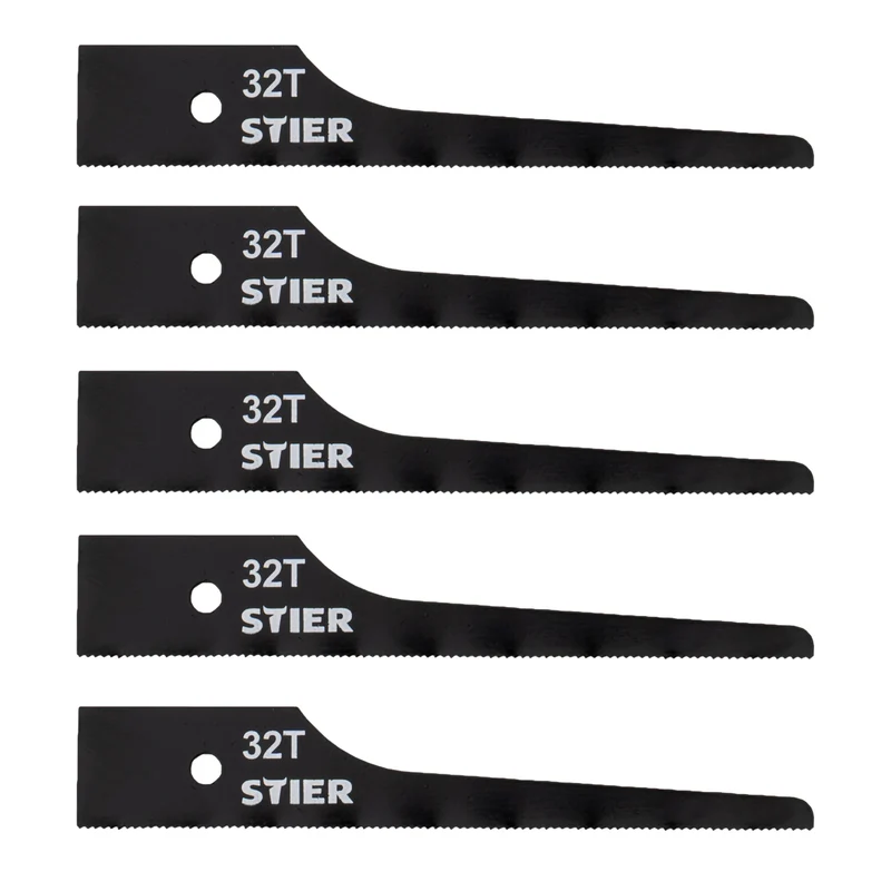 STIER Stichsägeblatt für STS-100 32 Zähne 5 Stk