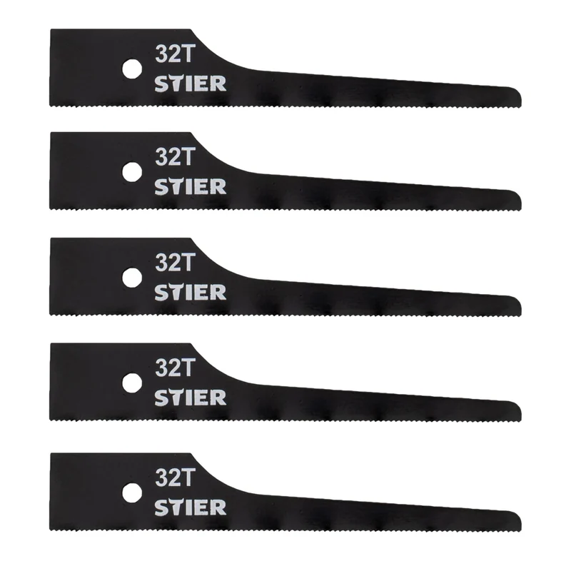 STIER Stichsägeblatt für STS-100 32 Zähne 5 Stk