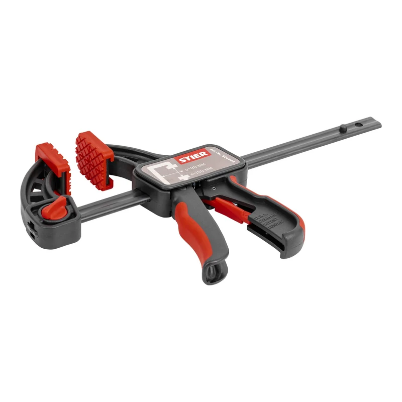 STIER Einhandzwinge 150 mm Spannweite 80 mm Ausladung zum Spannen und Spreizen