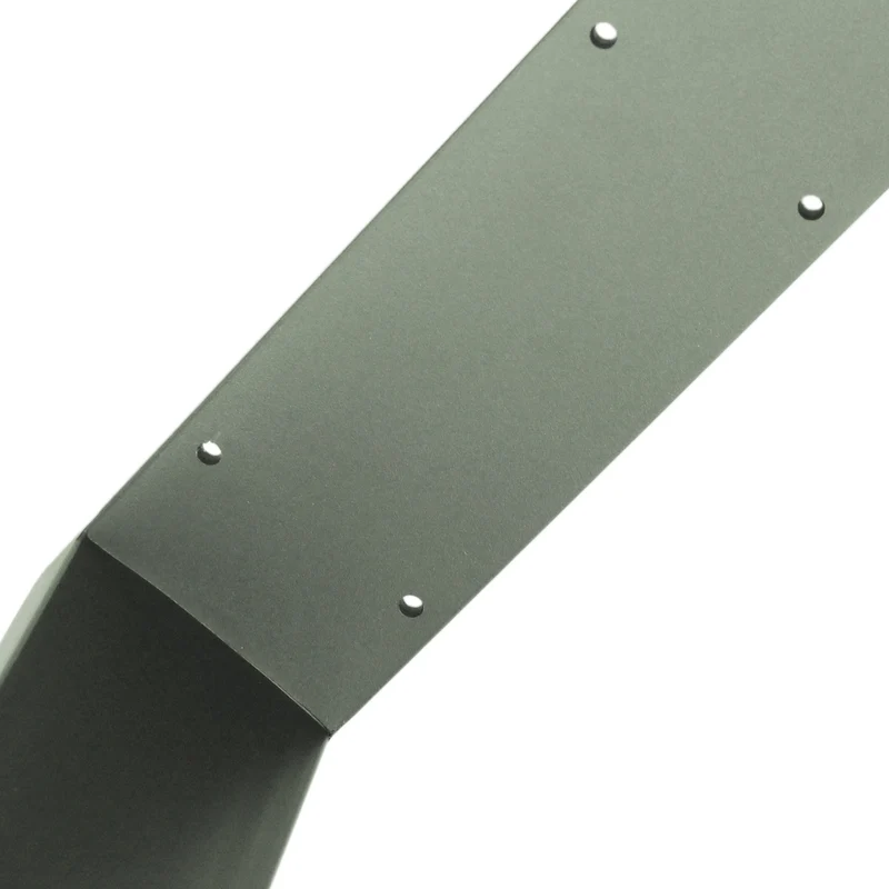 Tischbeine Tischgestell 2er Set U-Design 30 x 43 cm Steingrau aus Stahl ML-Design