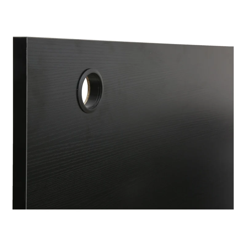 STIER Schreibtischplatte 160x80cm schwarz melaminbeschichtet tabletop 25mm dick