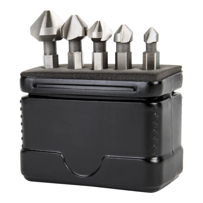 STIER Kegelsenker Set 5-teilig Bit-Schaft 1/4"