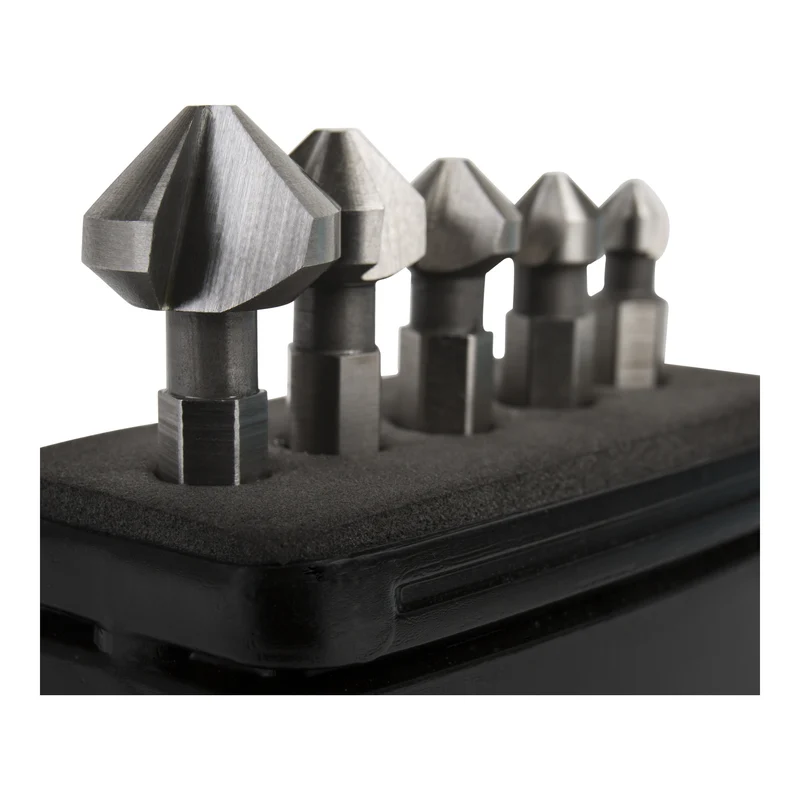 STIER Kegelsenker Set 5-teilig Bit-Schaft 1/4"