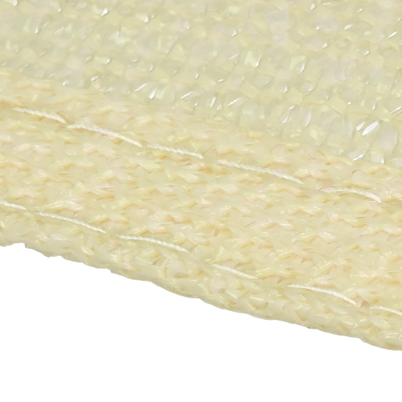 Sonnensegel quadrat 5x5 m Creme 100% HDPE mit UV Schutz inkl. Befestigungsseile