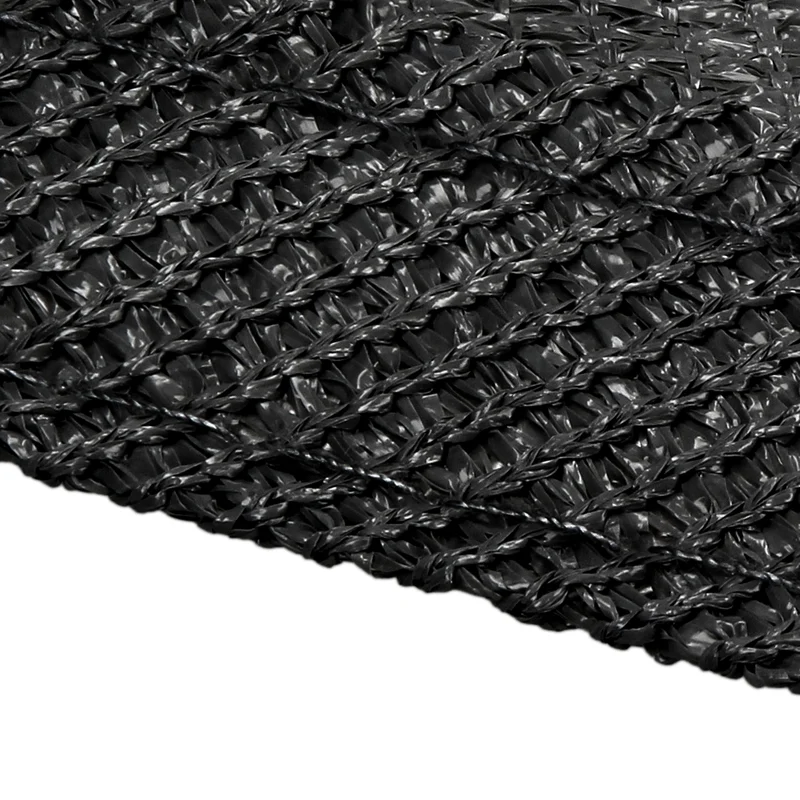 Sonnensegel quadrat 5x5 m Anthrazit 100% HDPE mit UV Schutz inkl. Befestigungsseile