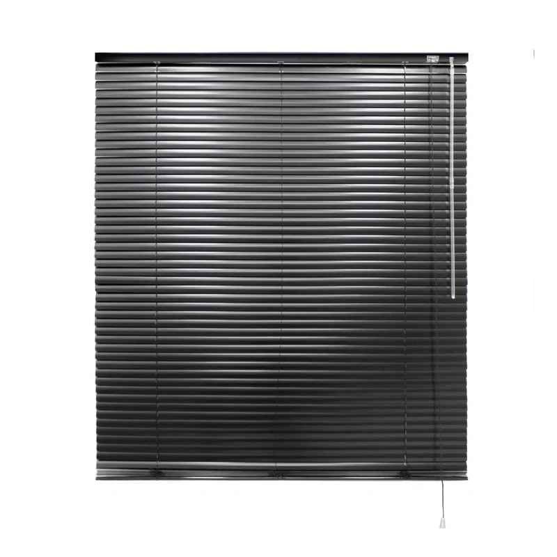 Aluminium Jalousie 100x220 cm Schwarz inkl. Montagematerial