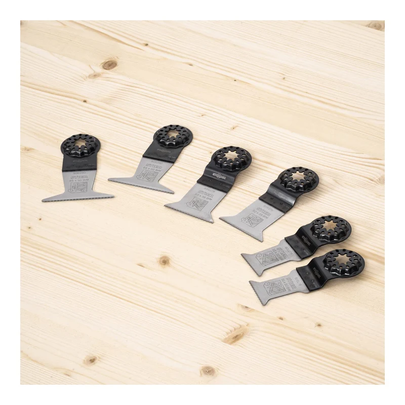 STIER Starlock Multitool Sägeblätter Universal Holz und Nägel 6-tlg | Starlock