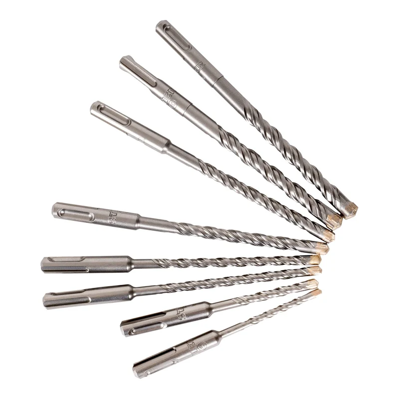 STIER Hammerbohrer-Set Premium SDS-plus 8-tlg.