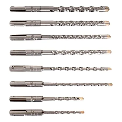 STIER Hammerbohrer-Set Premium SDS-plus 8-tlg.