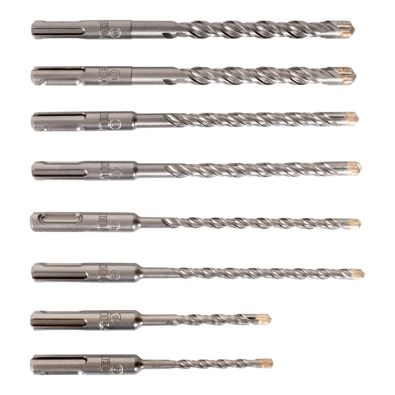 STIER Hammerbohrer-Set Premium SDS-plus 8-tlg.