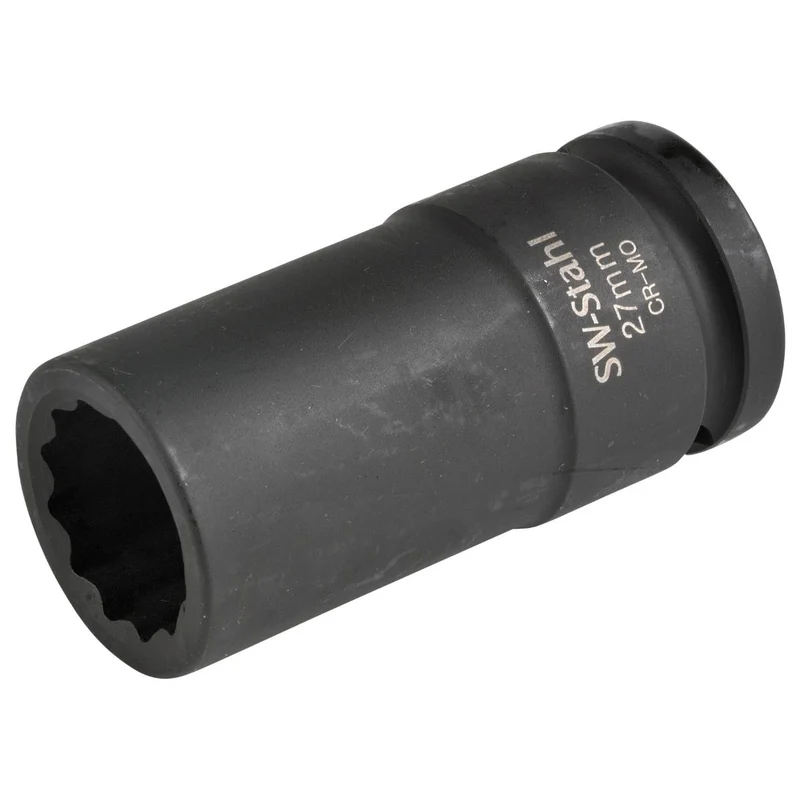 SW-Stahl IMPACT-Steckschlüsseleinsatz 3/4" Zwölfkant 27 mm tief