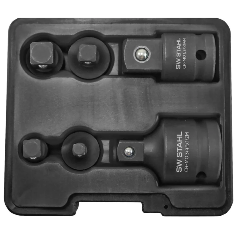 SW-Stahl IMPACT-Adaptersatz 1/4"-3/4" 6-teilig