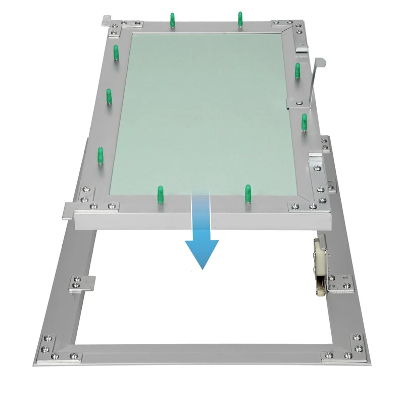 Revisionsklappe GK-Einlage 400x600 mm mit Rahmen aus Aluminium