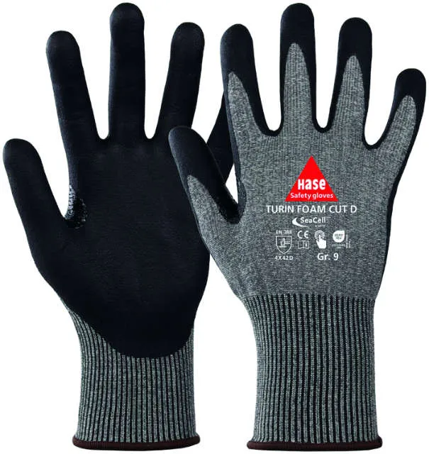Cut-resistant glove HASE, TURIN FOAM CUT D SeaCell™