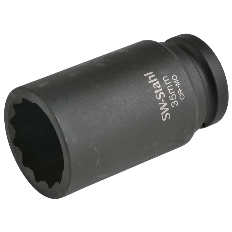 SW-Stahl IMPACT-Steckschlüsseleinsatz 3/4" Zwölfkant 35 mm tief