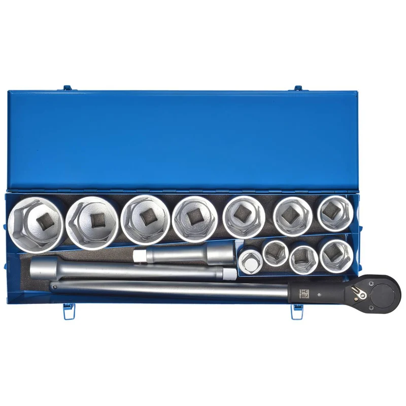 SW-Stahl Steckschlüsselsatz 1" 36-80 mm 14-teilig
