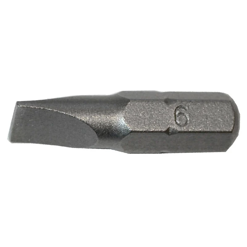 SW-Stahl Schraubendrehbit 1/4" Schlitz 7 mm