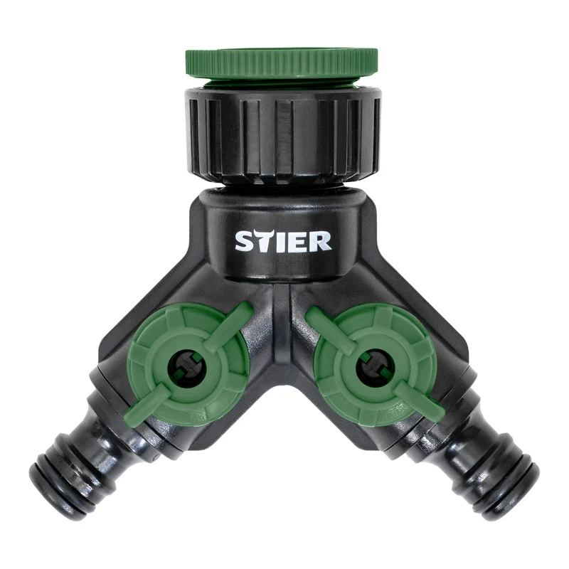 STIER 2 Wege-Ventil / Verteiler Premium 33,3mm G1" und 26,5mm G3/4