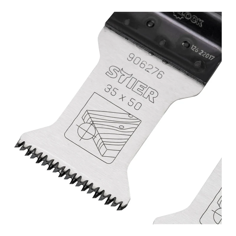 STIER Starlock Multitool Sägeblätter Holz 6-tlg | Set Sägeblätter für Holz |