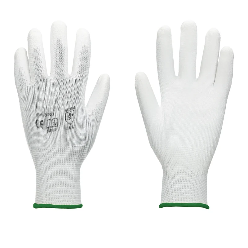 Montagehandschuhe Weiß Größe 11 / XXL 12er Set
