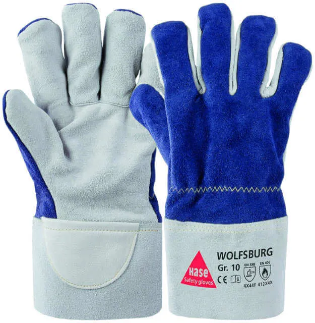 Split leather glove HASE, WOLFSBURG