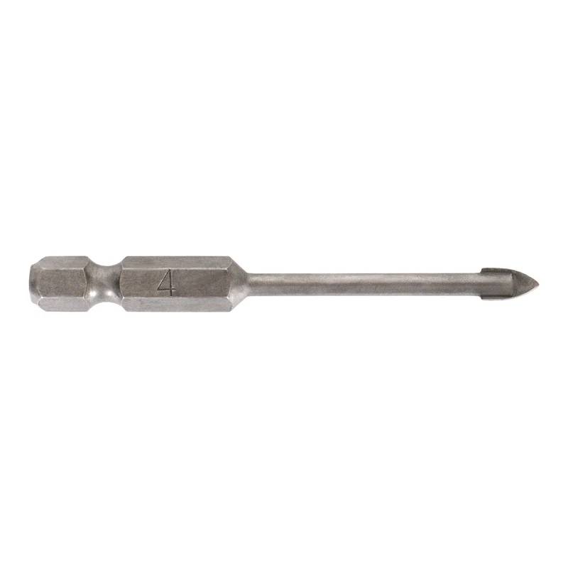 STIER Fliesenbohrer 4 mm Größe 1/4 Zoll Bit HEX Sechskant YG6X-Metall Härtewert