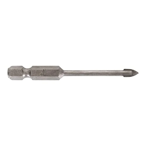 STIER Fliesenbohrer 4 mm Größe 1/4 Zoll Bit HEX Sechskant YG6X-Metall Härtewert