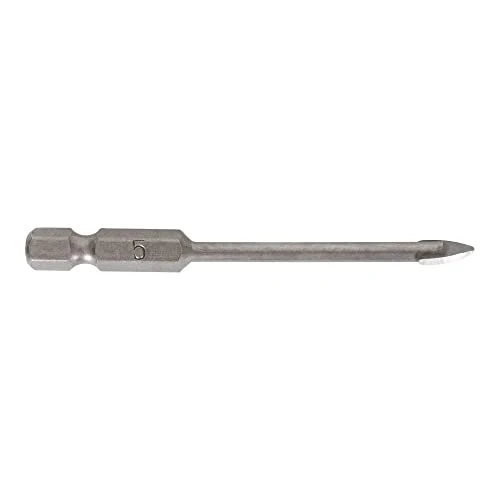 STIER Fliesenbohrer 5 mm Größe 1/4 Zoll Bit HEX Sechskant YG6X-Metall Härtewert