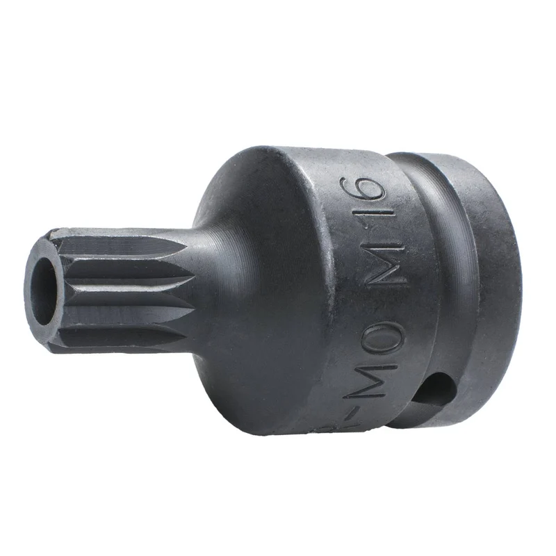 SW-Stahl IMPACT-Schraubendreheinsatz 3/4" Innenvielzahn M16 mit Bohrung