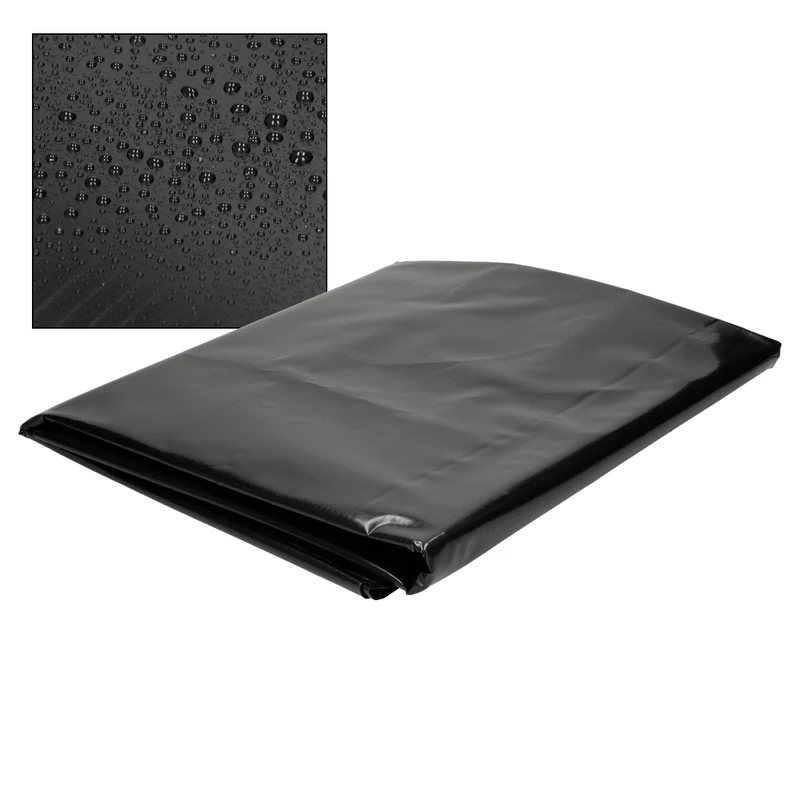 Abdeckplane für Wassertank 1000L 120x100x116 cm mit Lochauschnitt in Schwarz