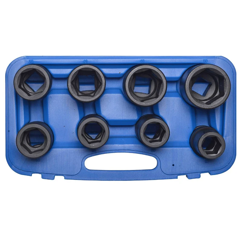 SW-Stahl IMPACT-Steckschlüsseleinsätze 1" 27-50 mm 8-teilig