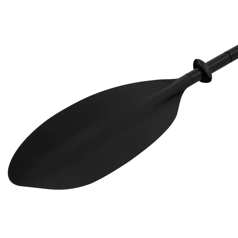 Doppelpaddel für SUP Kajak 4-tlg Schwarz aus Aluminium Paddel für Stand UP Paddle Board