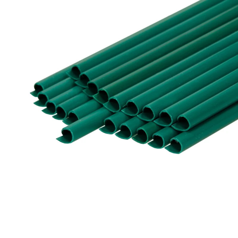 PVC Sichtschutzstreifen Rolle 65 m Grün mit 30 Befestigungsclips
