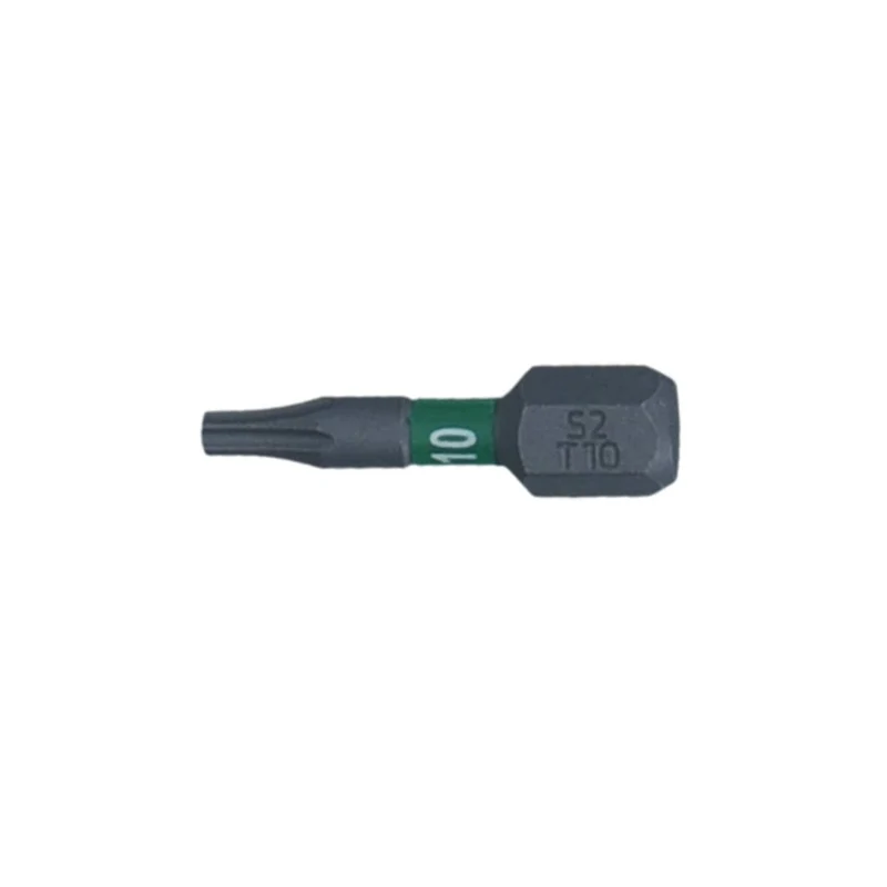 SW-Stahl Schraubendrehbit 1/4" mit Farbcodierung 25 mm T-Profil T10