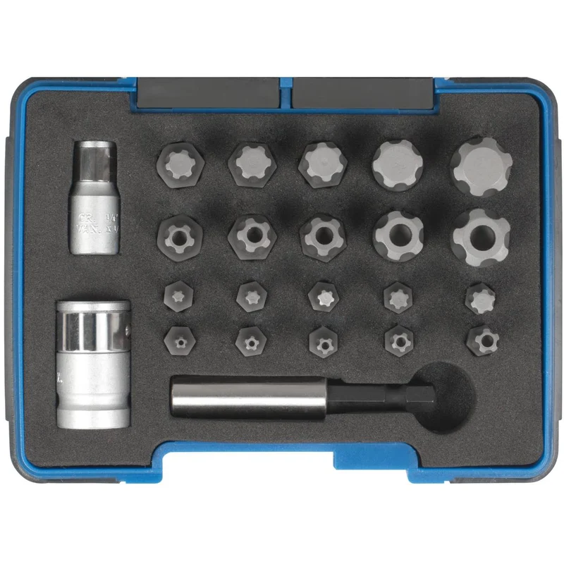 SW-Stahl Bitsortiment 1/4"+3/8" 23-teilig