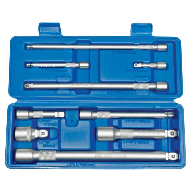 SW-Stahl Kippverlängerungssatz 1/4"+3/8"+1/2" 9-teilig