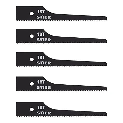 STIER Stichsägeblatt für STS-100 18 Zähne 5 Stk