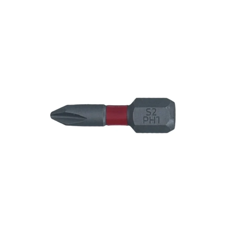 SW-Stahl Schraubendrehbit 1/4" mit Farbcodierung 25 mm Kreuz PH1