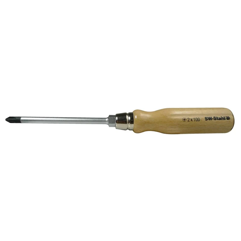 SW-Stahl Schraubendreher Holzheft Kreuz PH3 x 150 mm