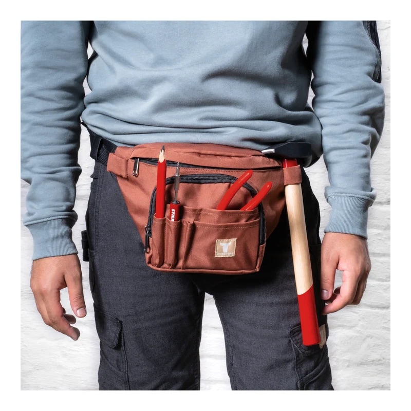 STIER Waist Bag one size signature brown