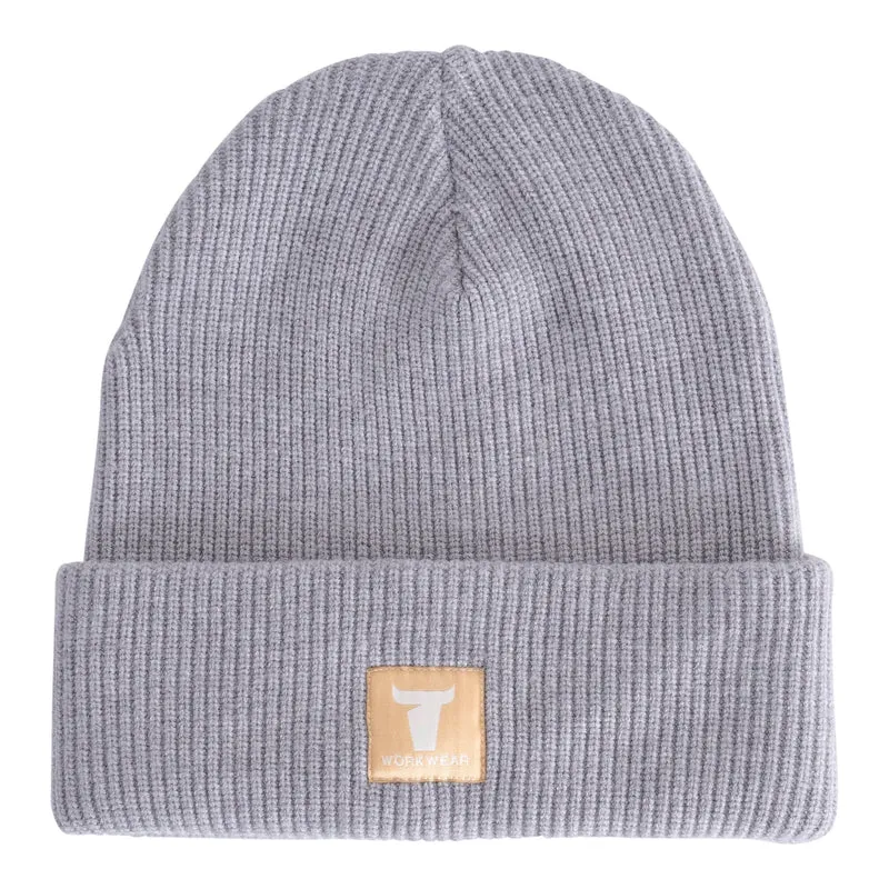 STIER Beanie flex one size grey melange