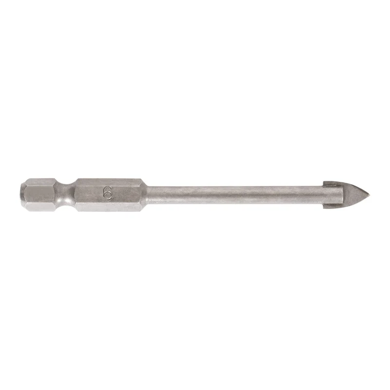 STIER Fliesenbohrer 6 mm Größe 1/4 Zoll Bit HEX Sechskant YG6X-Metall Härtewert